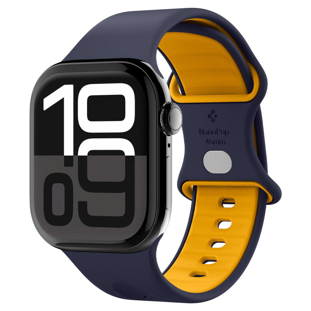 Cinturino Spigen Nano Pop per Apple Watch 49mm / 46mm / 45mm / 44mm / 42mm Series, Blu Navy AMP09322