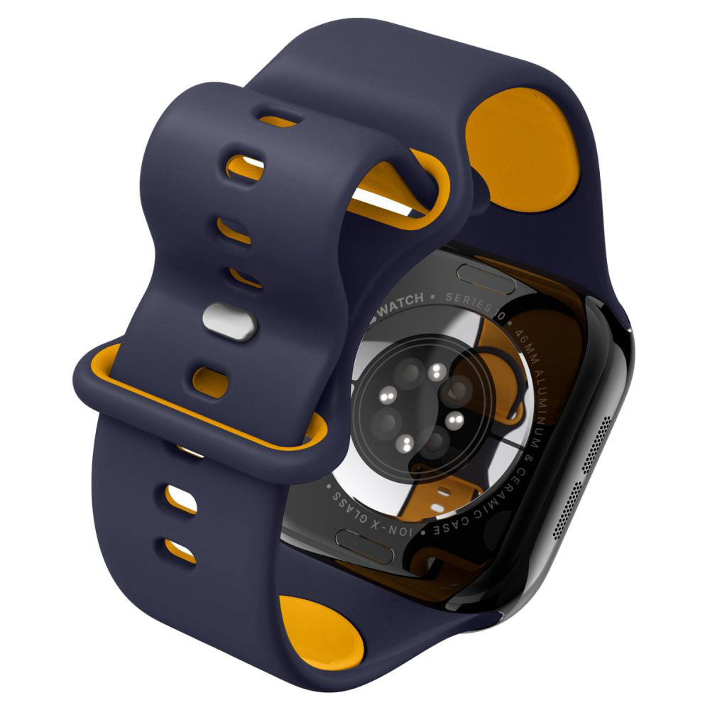 Cinturino Spigen Nano Pop per Apple Watch 49mm / 46mm / 45mm / 44mm / 42mm Series, Blu Navy AMP09322