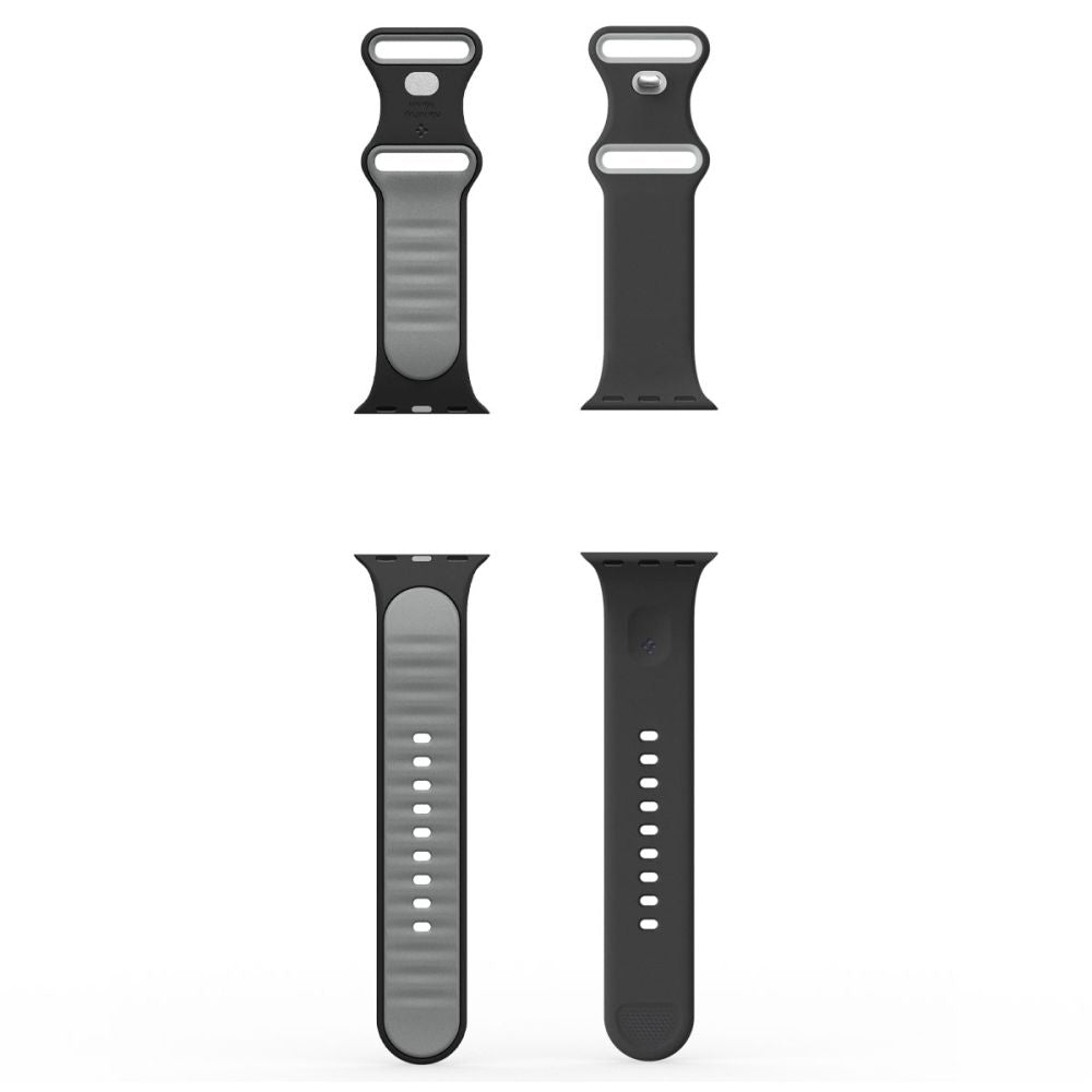 Spigen Nano Pop Armband für Apple Watch 49mm / 46mm / 45mm / 44mm / 42mm Serie, Schwarz AMP09321