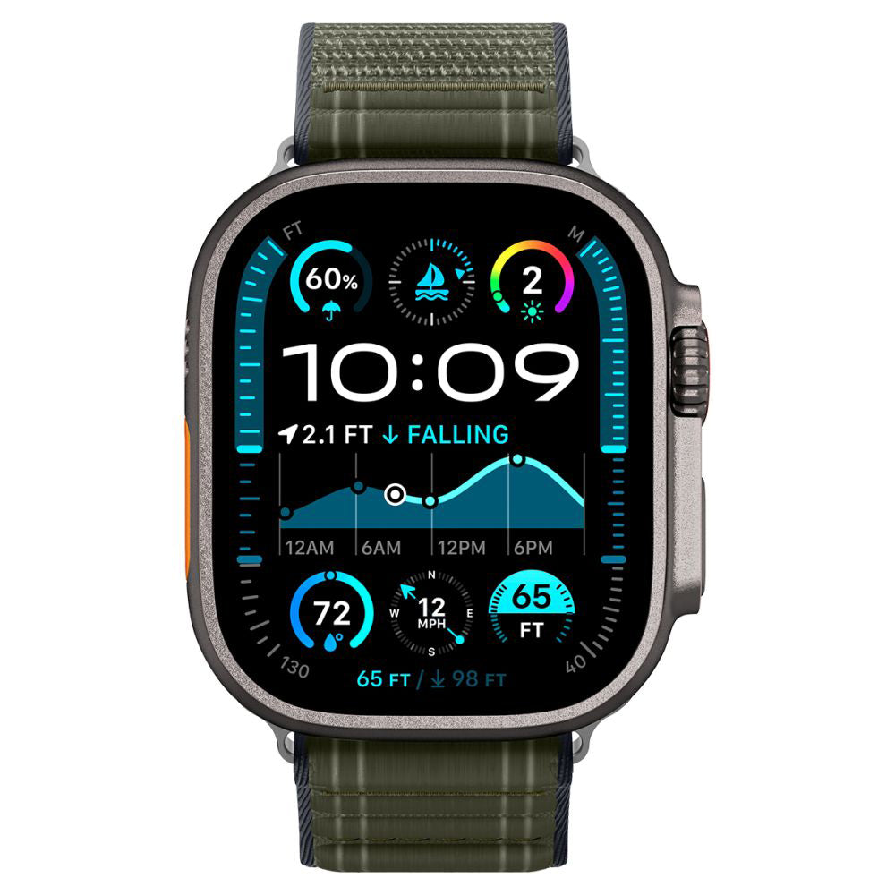 Spigen WBF0 Armband für Apple Watch 49mm / 46mm / 45mm / 44mm Serie, Grün AMP10142