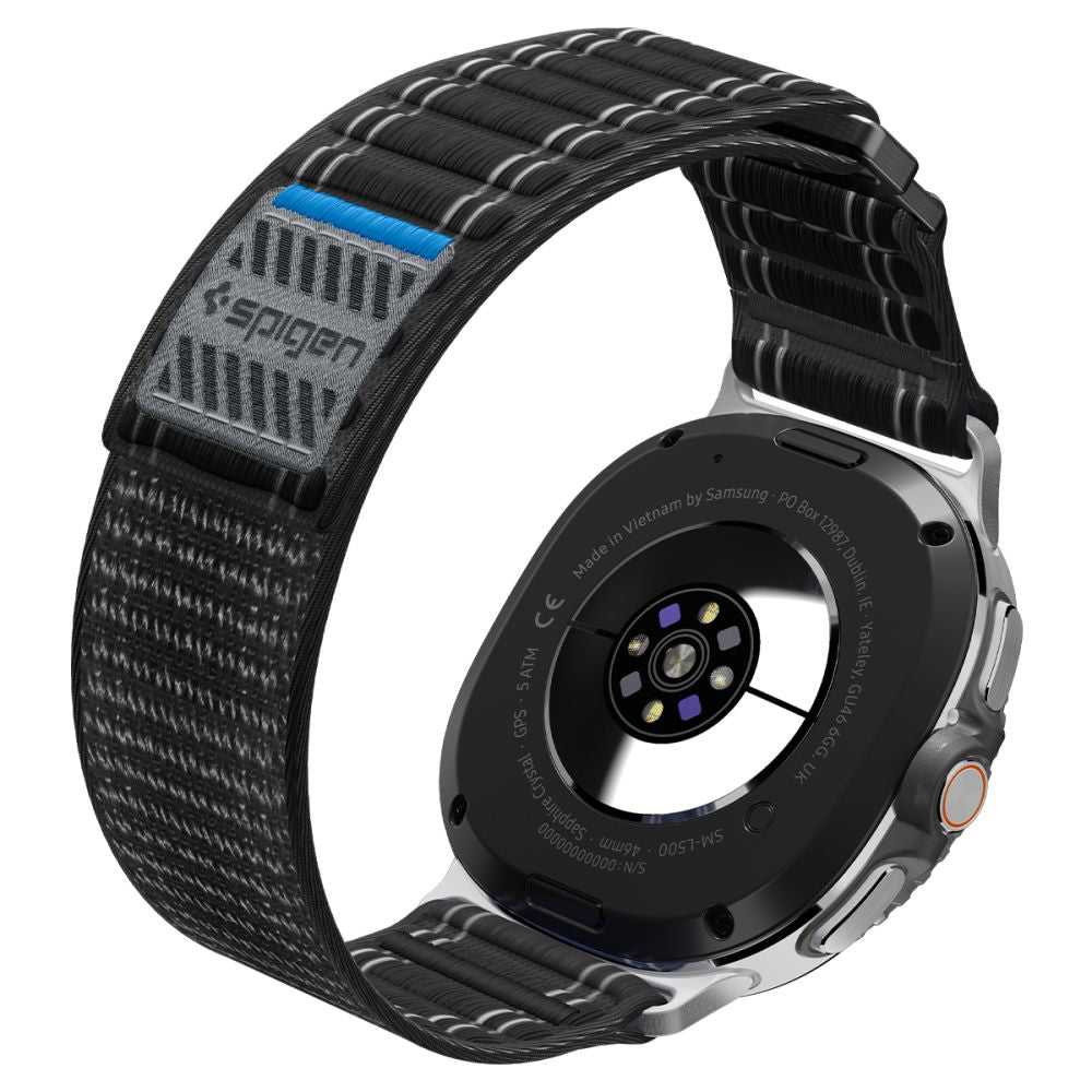 Bracelet Spigen WBF0 pour Samsung Galaxy Watch8 / Watch8 Classic Series, Noir AMP10153