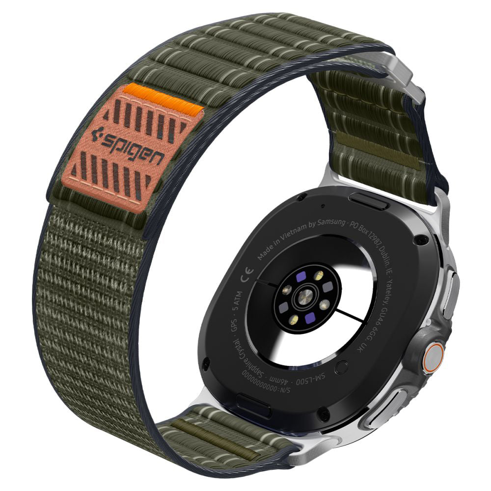Bracelet Spigen WBF0 pour Samsung Galaxy Watch8 / Watch8 Classic Series, Vert AMP10154