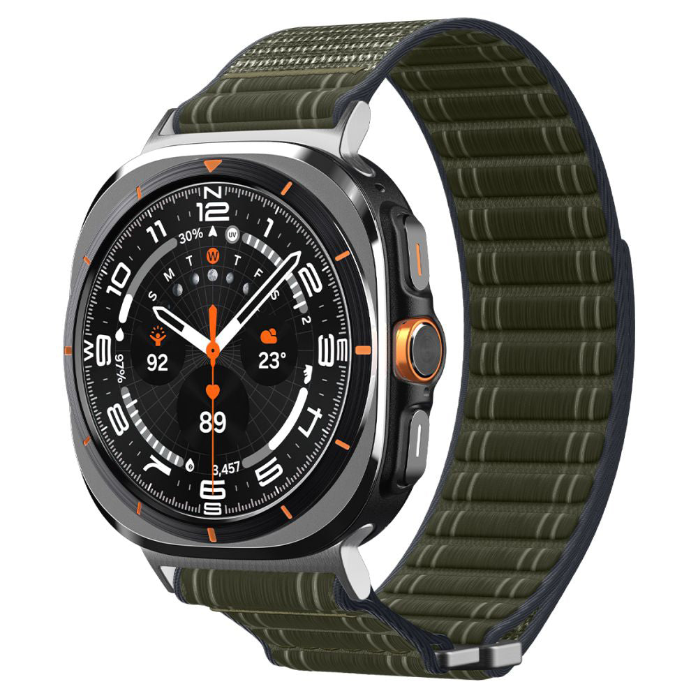 Bracelet Spigen WBF0 pour Samsung Galaxy Watch Ultra, Vert AMP10147