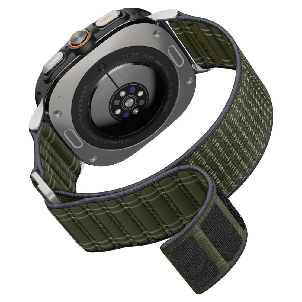 Bracelet Spigen WBF0 pour Samsung Galaxy Watch Ultra, Vert AMP10147