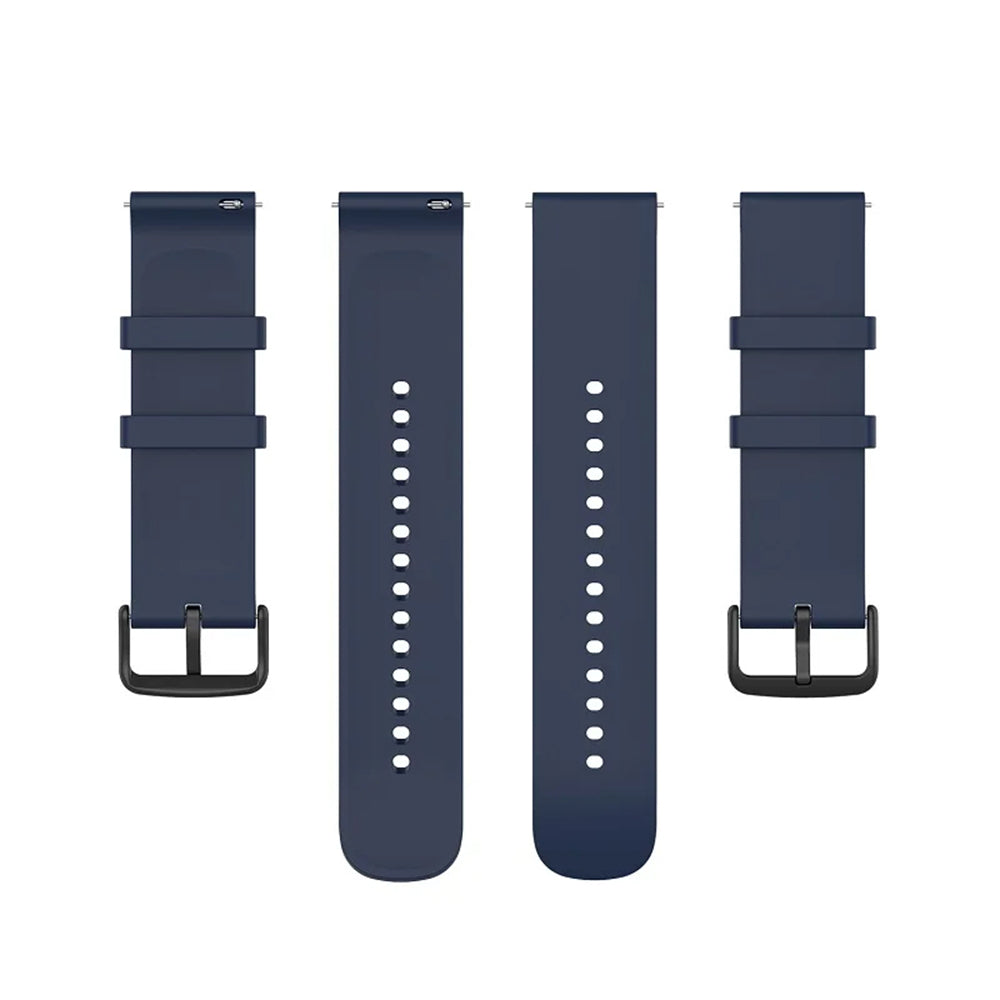 Cinturino Techsuit W001 per Huawei Watch / Xiaomi Watch Series, 22mm, Blu Scuro