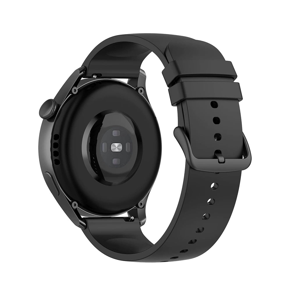 Techsuit W001 Armband für Samsung Galaxy Watch / Huawei Watch Series, 20mm, Schwarz
