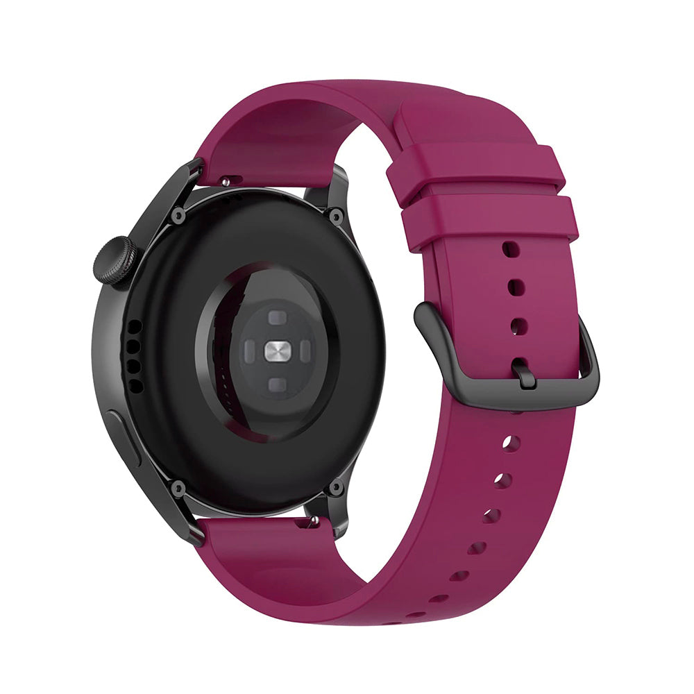 Bracelet Techsuit W001 pour Samsung Galaxy Watch / Huawei Watch Series, 22mm, Rouge.