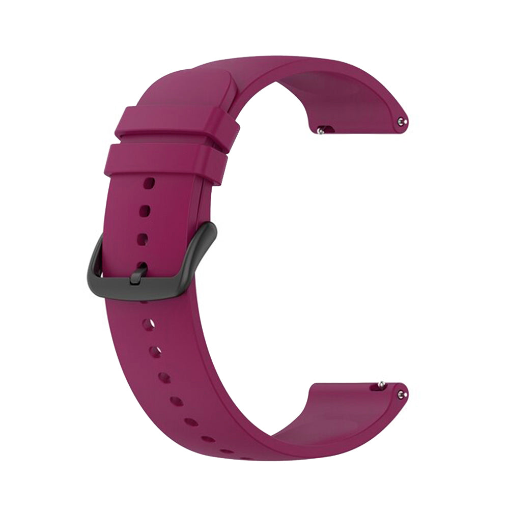 Bracelet Techsuit W001 pour Samsung Galaxy Watch / Huawei Watch Series, 22mm, Rouge.