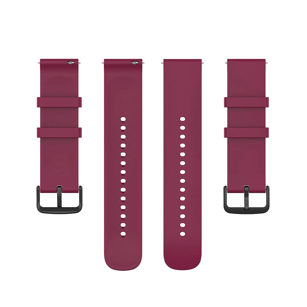 Bracelet Techsuit W001 pour Samsung Galaxy Watch / Huawei Watch Series, 22mm, Rouge.