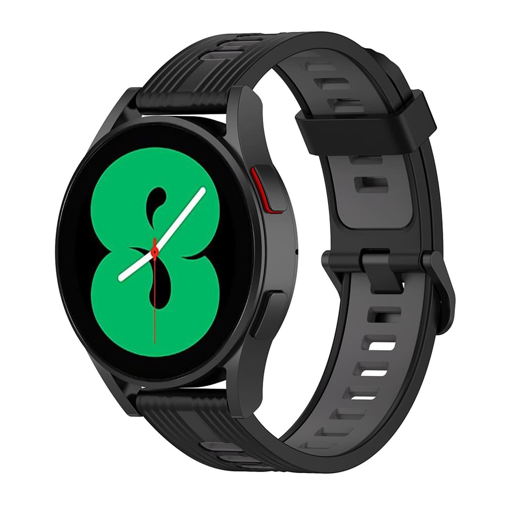 Bracelet Techsuit W002 pour Huawei Watch / Xiaomi Watch Series, 22mm, Noir