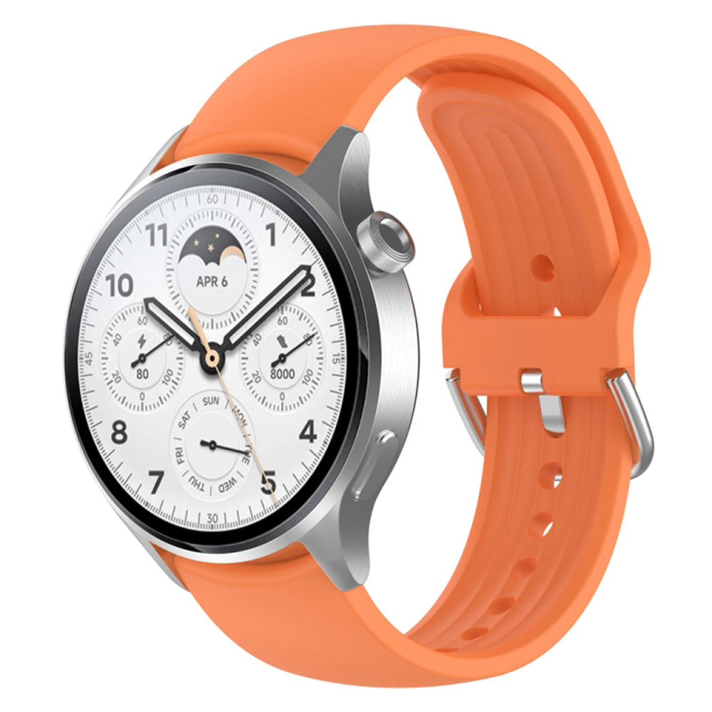 Cinturino Techsuit W003 per Huawei Watch / Xiaomi Watch Series, 22mm, Arancione