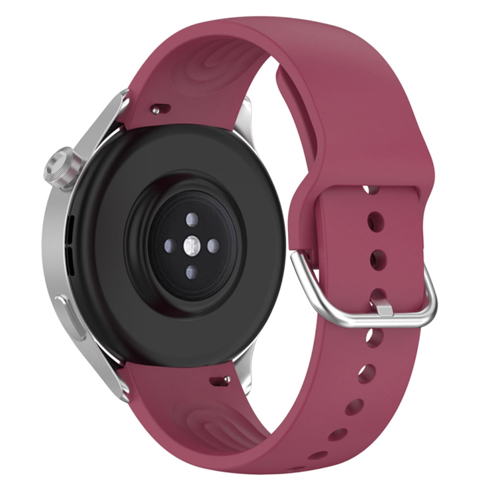 Techsuit W003 Armband für Huawei Watch / Xiaomi Watch Series, 22mm, Dunkelrosa