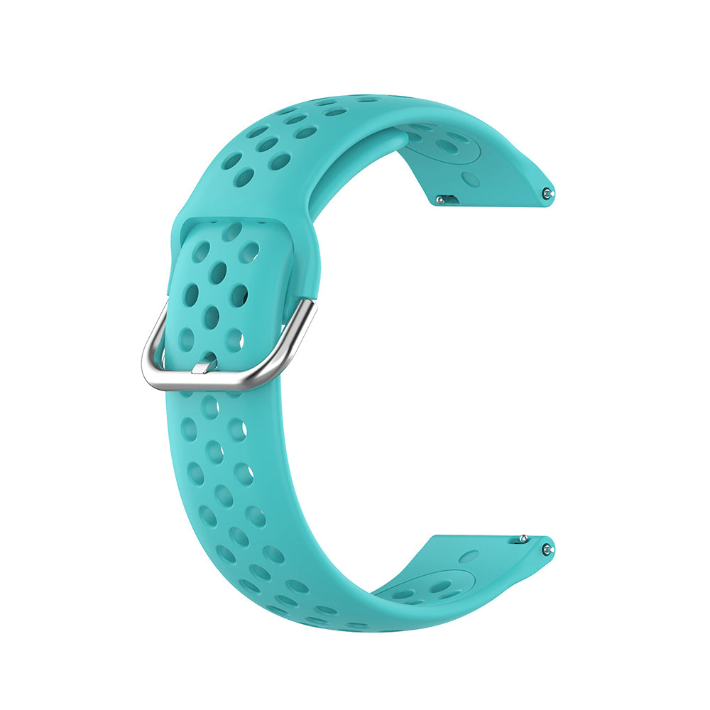 Cinturino Techsuit W004 per Samsung Galaxy Watch / Huawei Watch Series, 22mm, Turchese