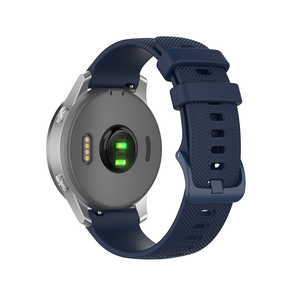 Bracelet Techsuit W006 pour Huawei Watch / Garmin Watch Series, 18mm, Bleu