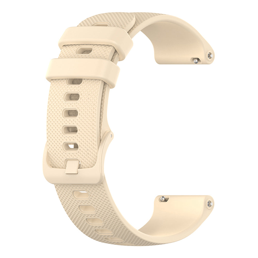 Techsuit W006 Armband für Huawei Watch / Garmin Watch Series, 18mm, Creme