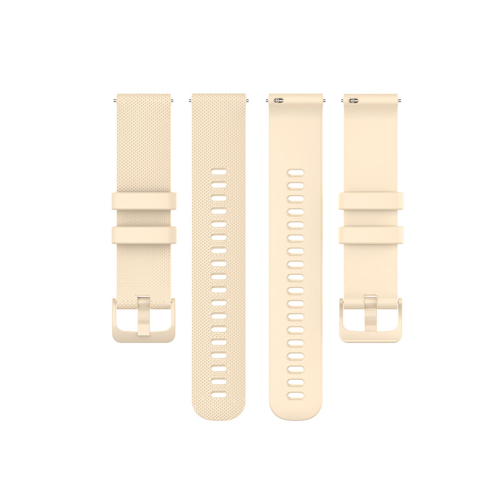 Techsuit W006 Armband für Huawei Watch / Garmin Watch Series, 18mm, Creme