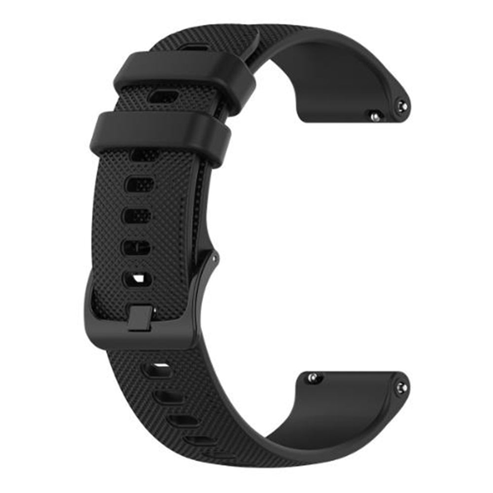 Bracelet Techsuit W006 pour Huawei Watch / Garmin Watch Series, 18mm, Noir