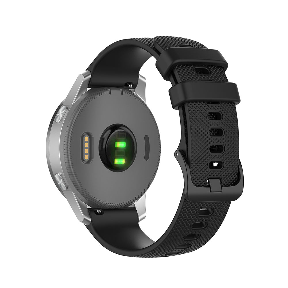 Bracelet Techsuit W006 pour Huawei Watch / Garmin Watch Series, 18mm, Noir