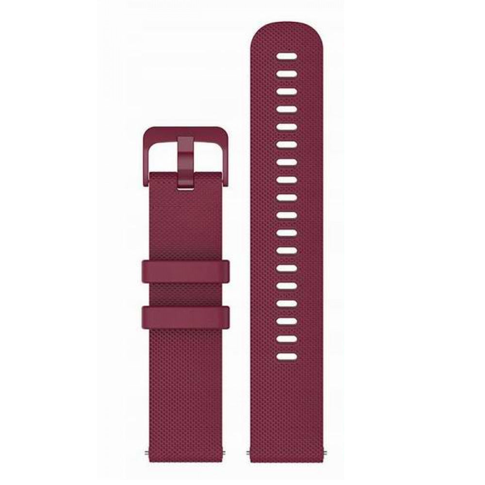 Cinturino Techsuit W006 per Samsung Galaxy Watch / Huawei Watch Series, 20mm, Bordeaux