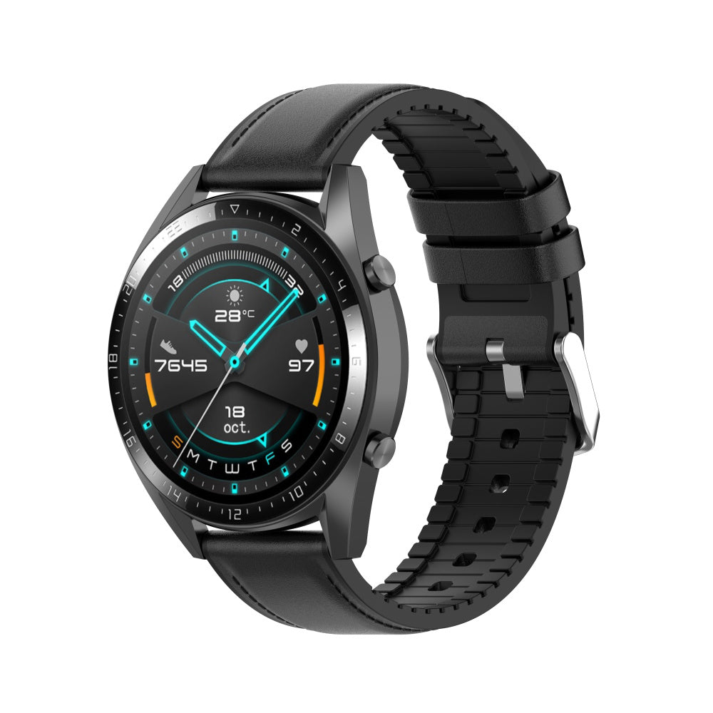 Bracelet Techsuit W007 pour Samsung Galaxy Watch / Huawei Watch Series, 22mm, Noir