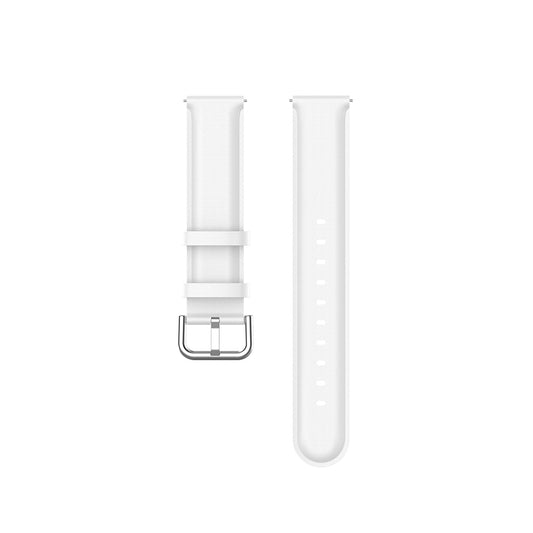 Cinturino Techsuit W007PU per Samsung Galaxy Watch / Huawei Watch Series, 22mm, Bianco