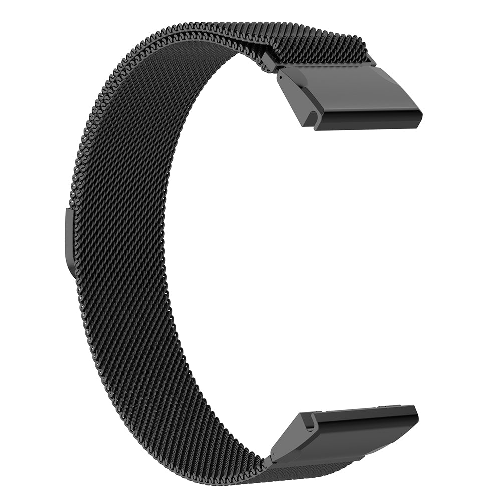 Cinturino Techsuit W009 per Garmin Watch Fenix / Forerunner Series, 22mm, Nero