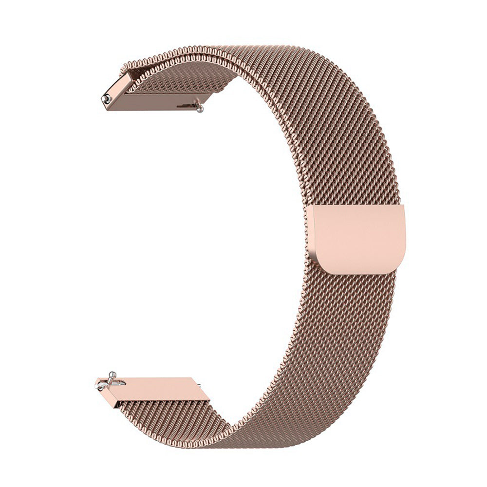 Bracelet Techsuit W009 pour Huawei Watch / Garmin Watch Series, 18mm, Rose Doré