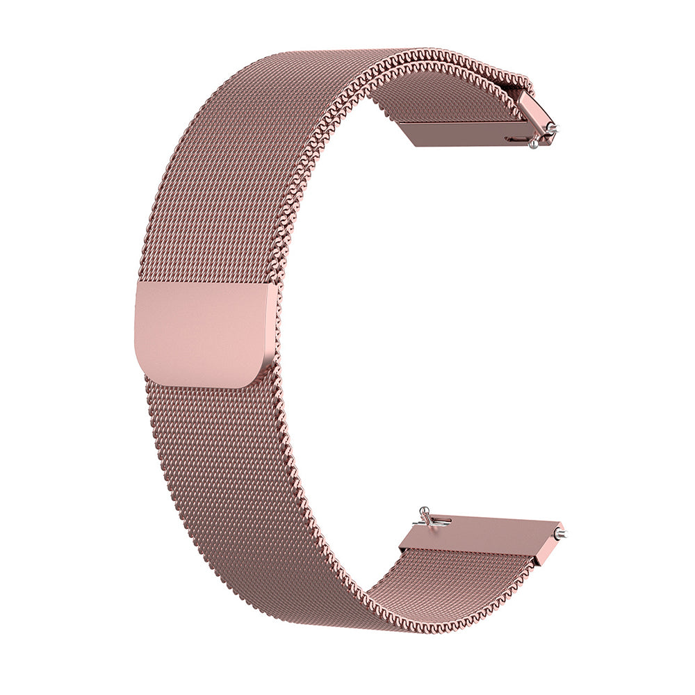 Bracelet Techsuit W009 pour Huawei Watch / Garmin Watch Series, 18mm, Rose Doré