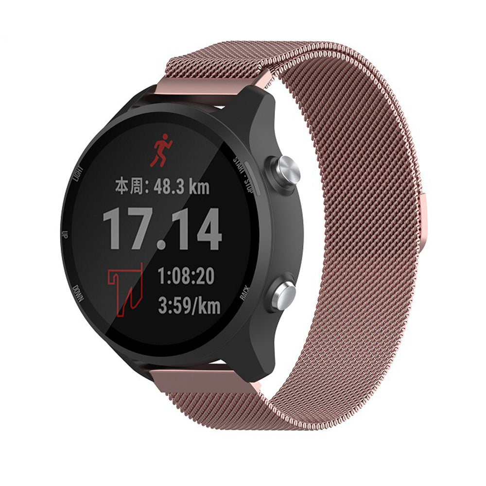 Bracelet Techsuit W009 pour Huawei Watch / Garmin Watch Series, 18mm, Rose Doré