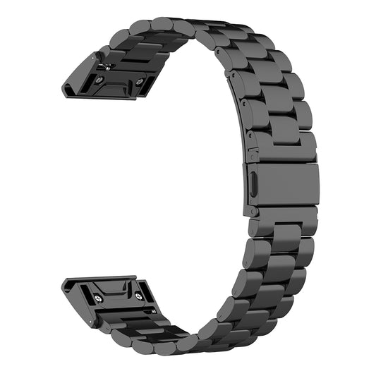 Bracelet Techsuit W010 pour Garmin Instinct / Approach / Fenix Watch Series, 20mm, Noir