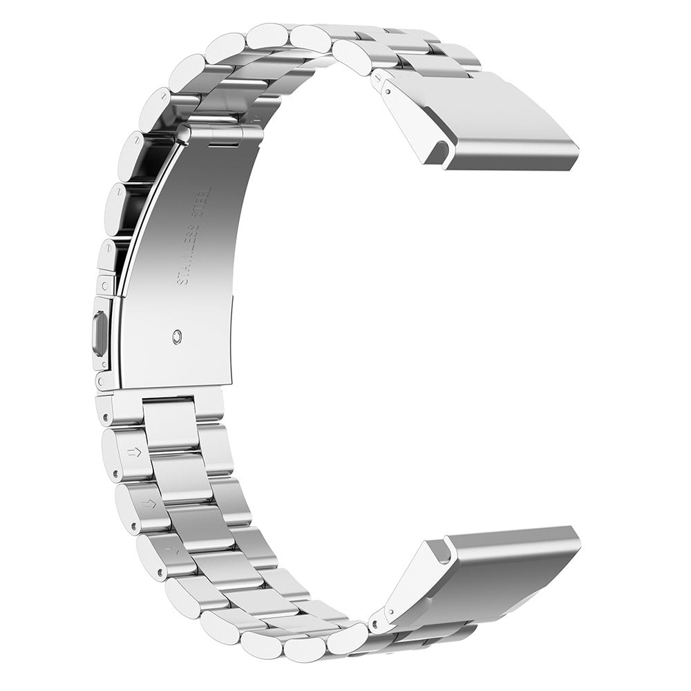 Bracelet Techsuit W010 pour Garmin Watch Fenix / Forerunner Series, 22mm, Argenté