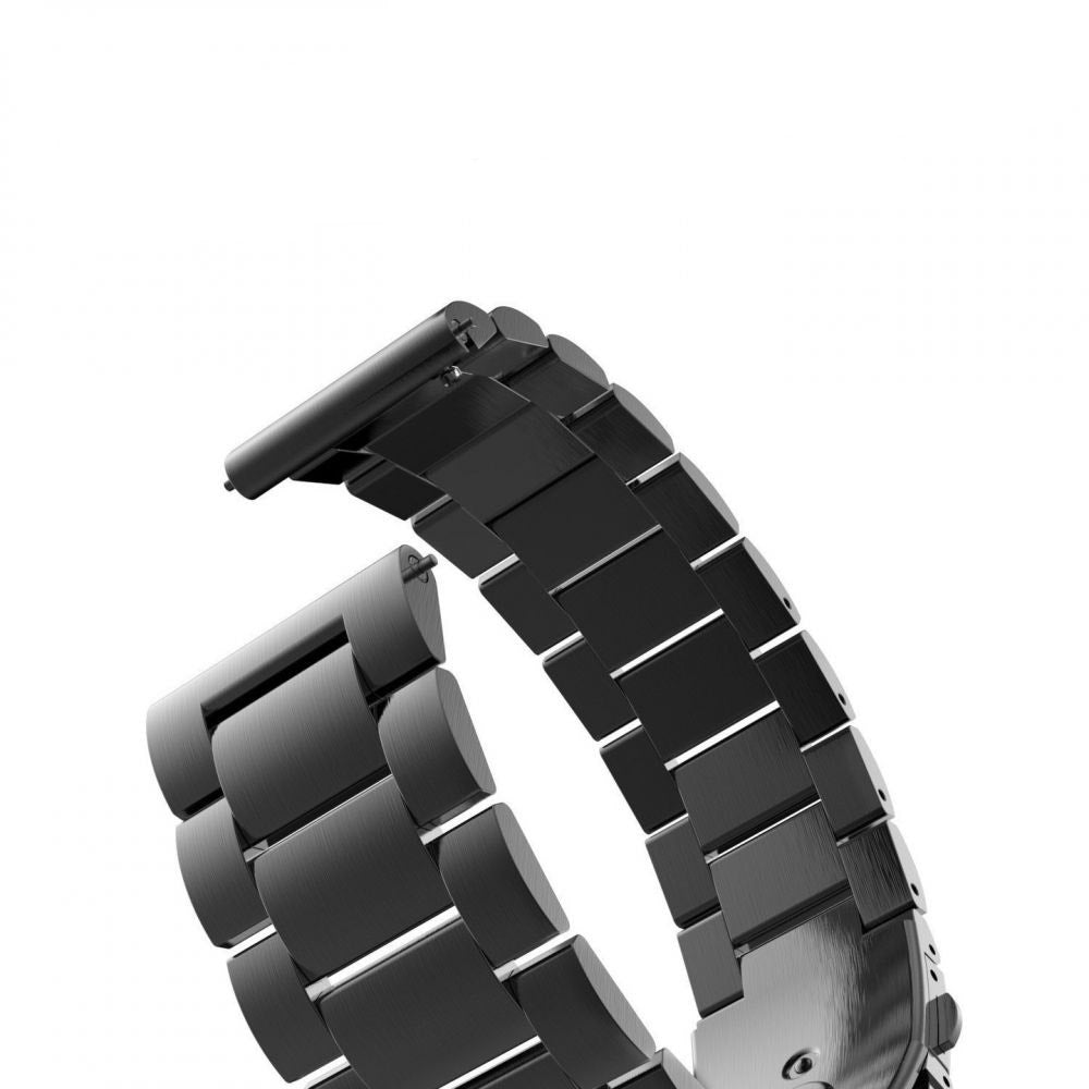Techsuit W010 Armband für Huawei Watch / Xiaomi Watch Series, 22mm, Schwarz
