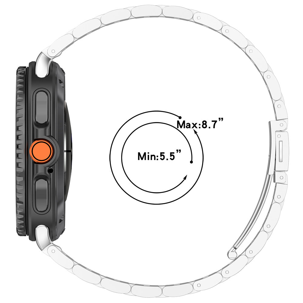 Bracelet Techsuit W010 pour Samsung Galaxy Watch8 / Watch8 Classic Series, Noir