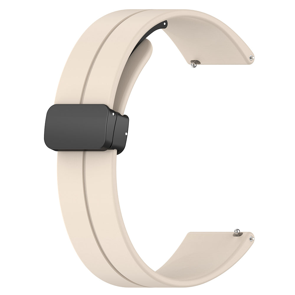 Techsuit W011 Armband für Huawei Watch / Garmin Watch Series, 18mm, Beige
