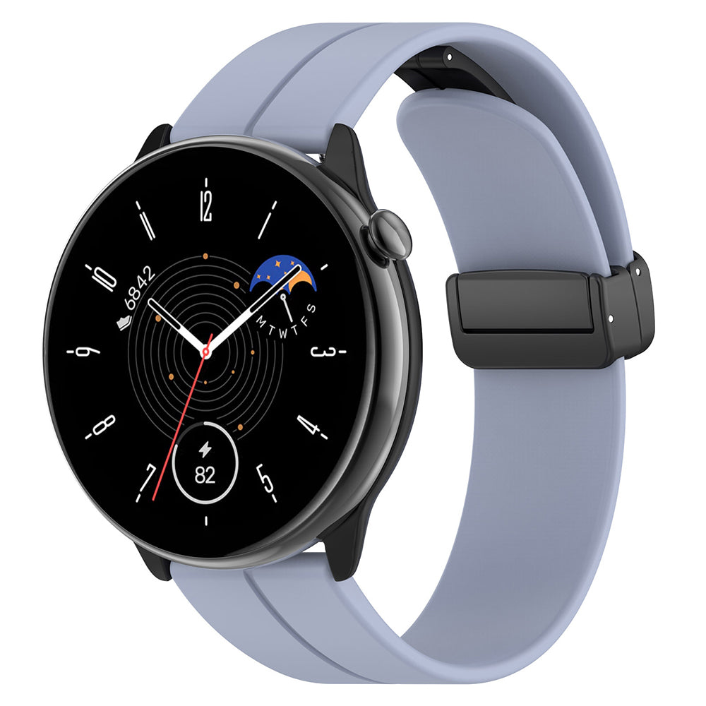 Bracelet Techsuit W011 pour Huawei Watch / Garmin Watch Series, 18mm, Bleu