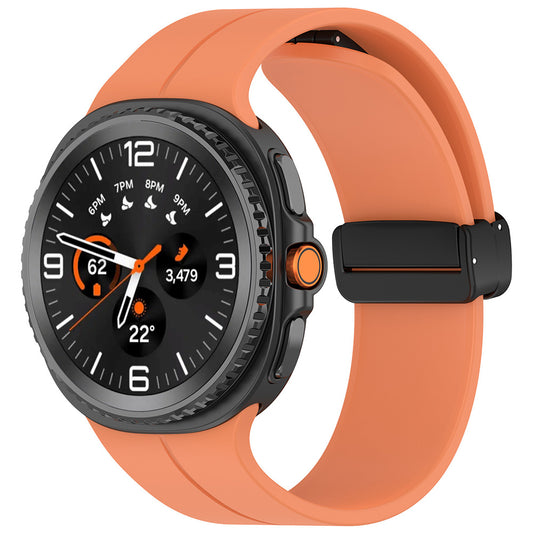 Bracelet Techsuit W011 pour Samsung Galaxy Watch 8 Classic / Watch8 44mm / Watch 8 40mm, Orange