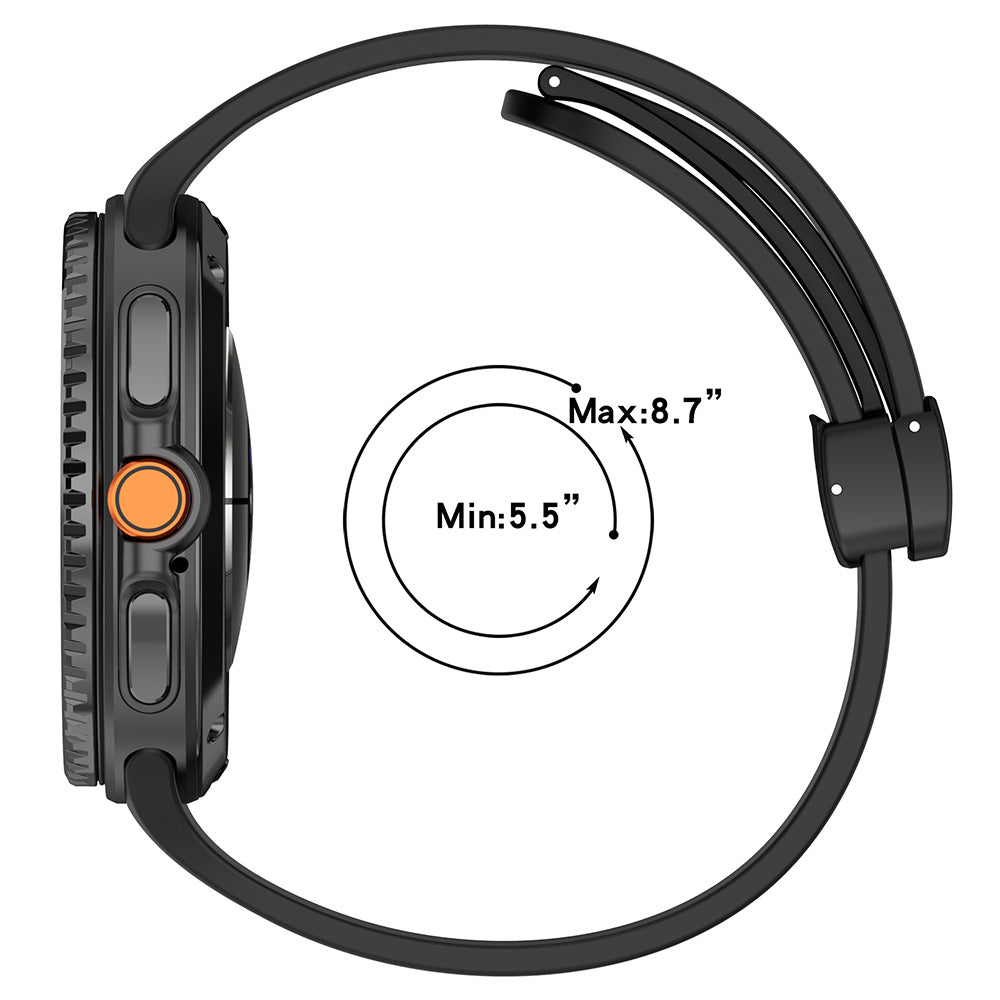Bracelet Techsuit W011 pour Samsung Galaxy Watch8 / Watch8 Classic Series, Vert Foncé
