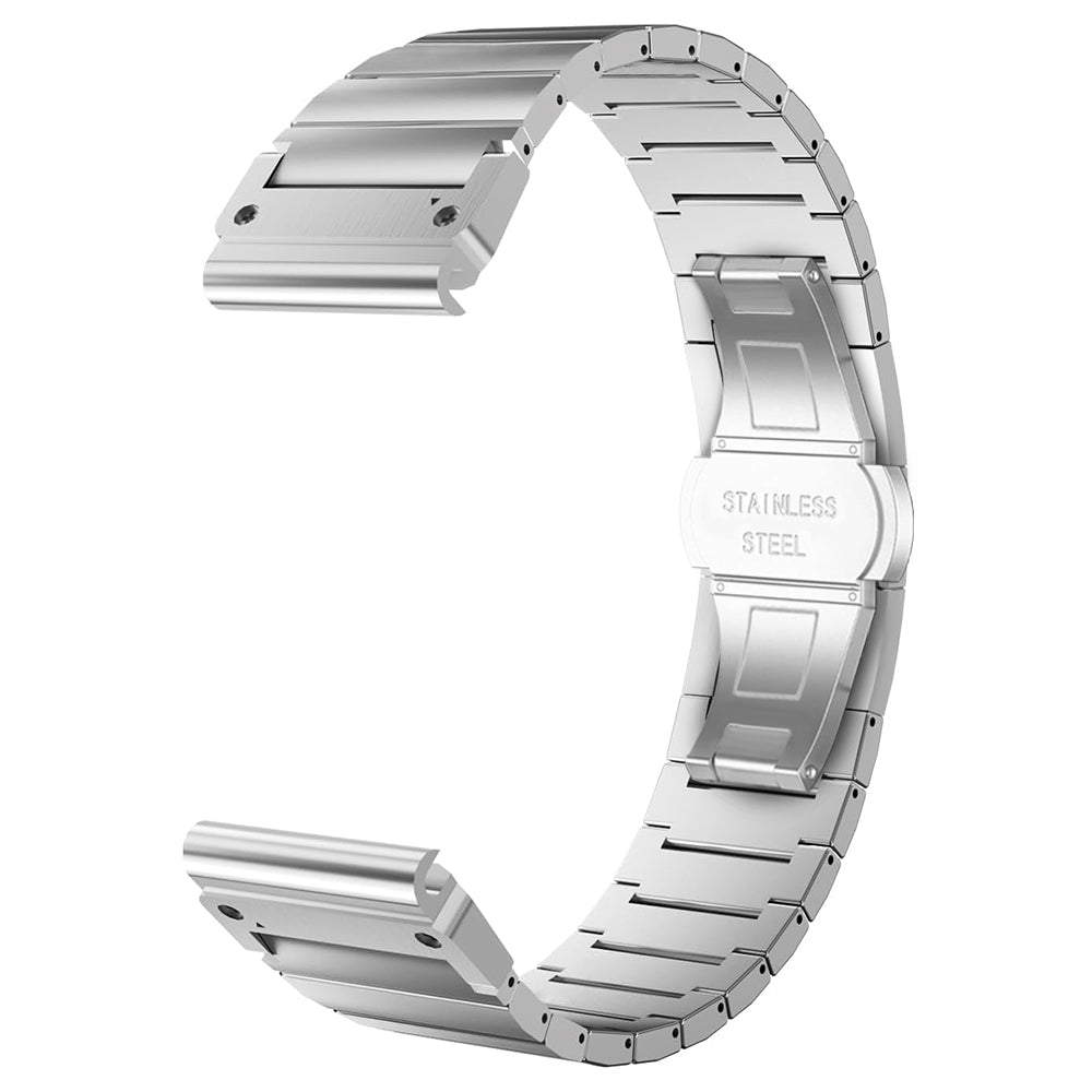 Bracelet Techsuit W012 pour Garmin Instinct / Approach / Fenix Watch Series, 20mm, Argenté