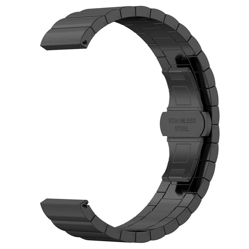 Techsuit W012 Armband für Huawei Watch / Xiaomi Watch Series, 22mm, Schwarz