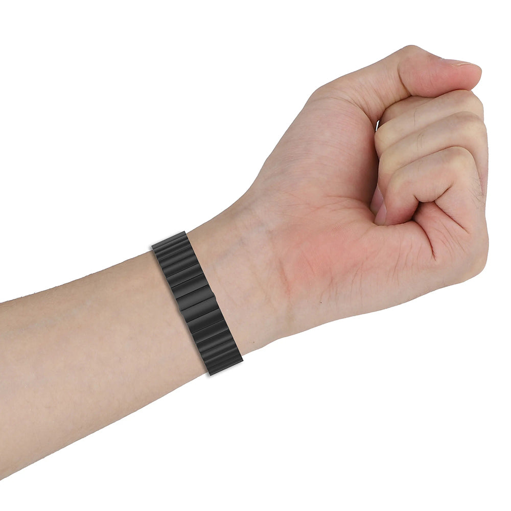 Techsuit W012 Armband für Huawei Watch / Xiaomi Watch Series, 22mm, Schwarz