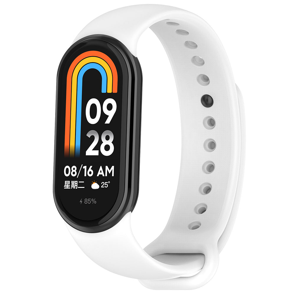 Techsuit Armband W014 für Xiaomi Smart Band 10 / 9 / 8, Weiß