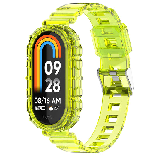 Cinturino Techsuit W017 per Xiaomi Smart Band 8, Giallo