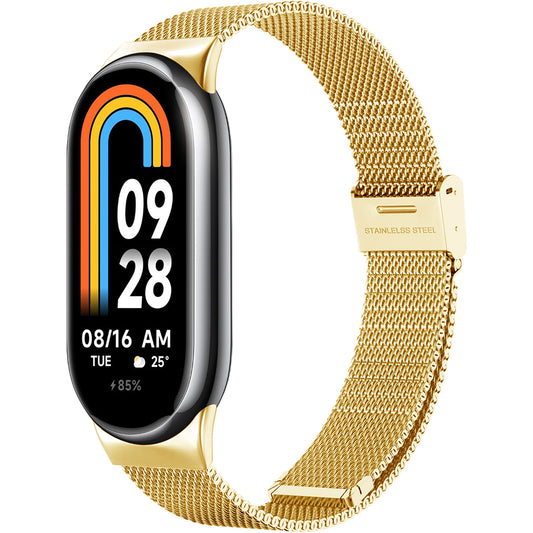 Techsuit W022 Armband für Xiaomi Smart Band 9 / 8, 15mm, Goldfarben