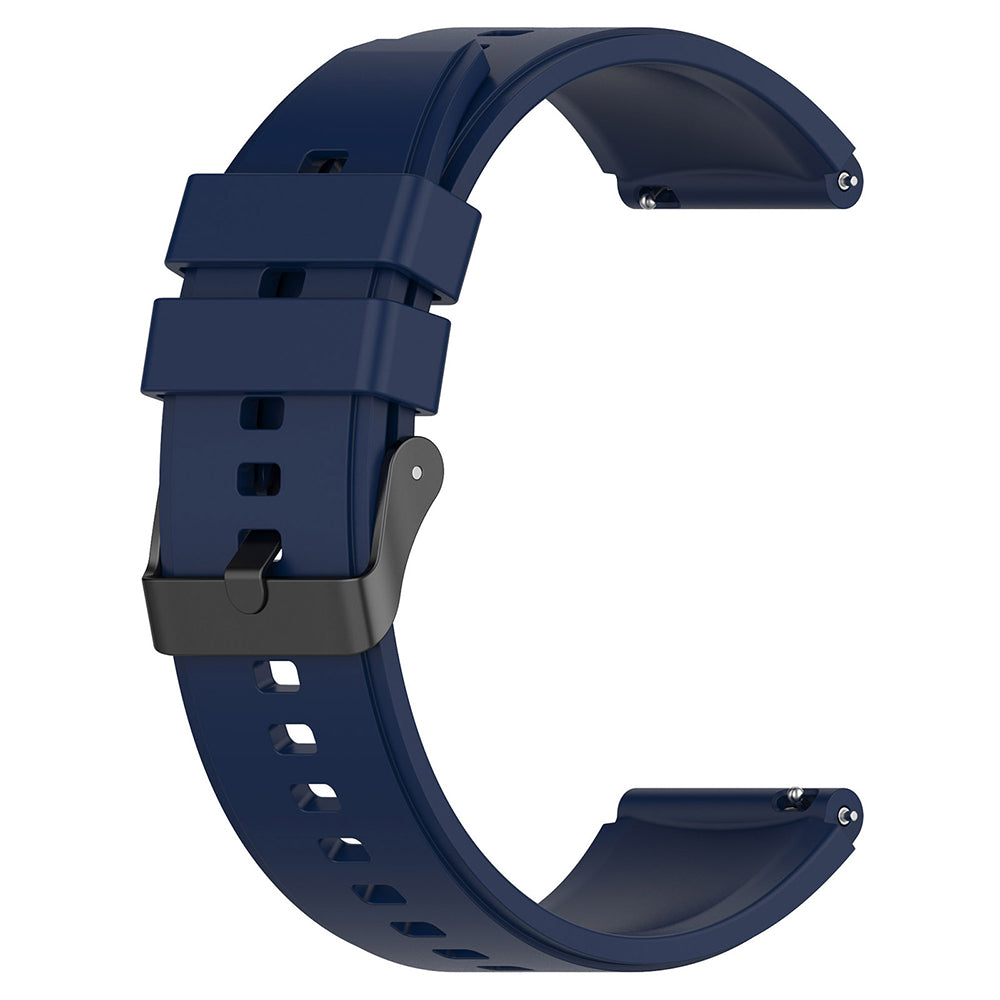 Bracelet Techsuit W026 pour Huawei Watch / Xiaomi Watch Series, 22mm, Bleu Foncé