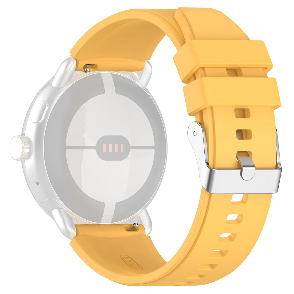 Cinturino Techsuit W026 per Huawei Watch / Xiaomi Watch Series, 22mm, Giallo