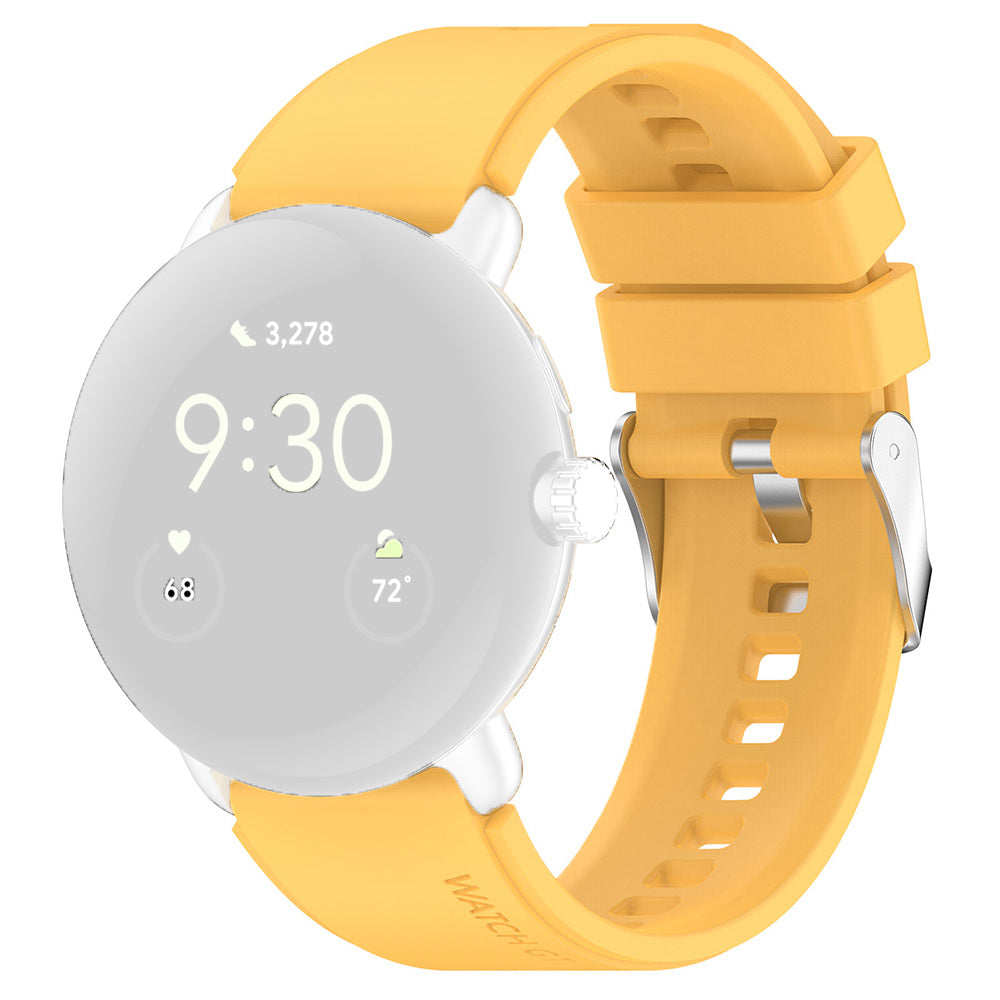 Cinturino Techsuit W026 per Huawei Watch / Xiaomi Watch Series, 22mm, Giallo