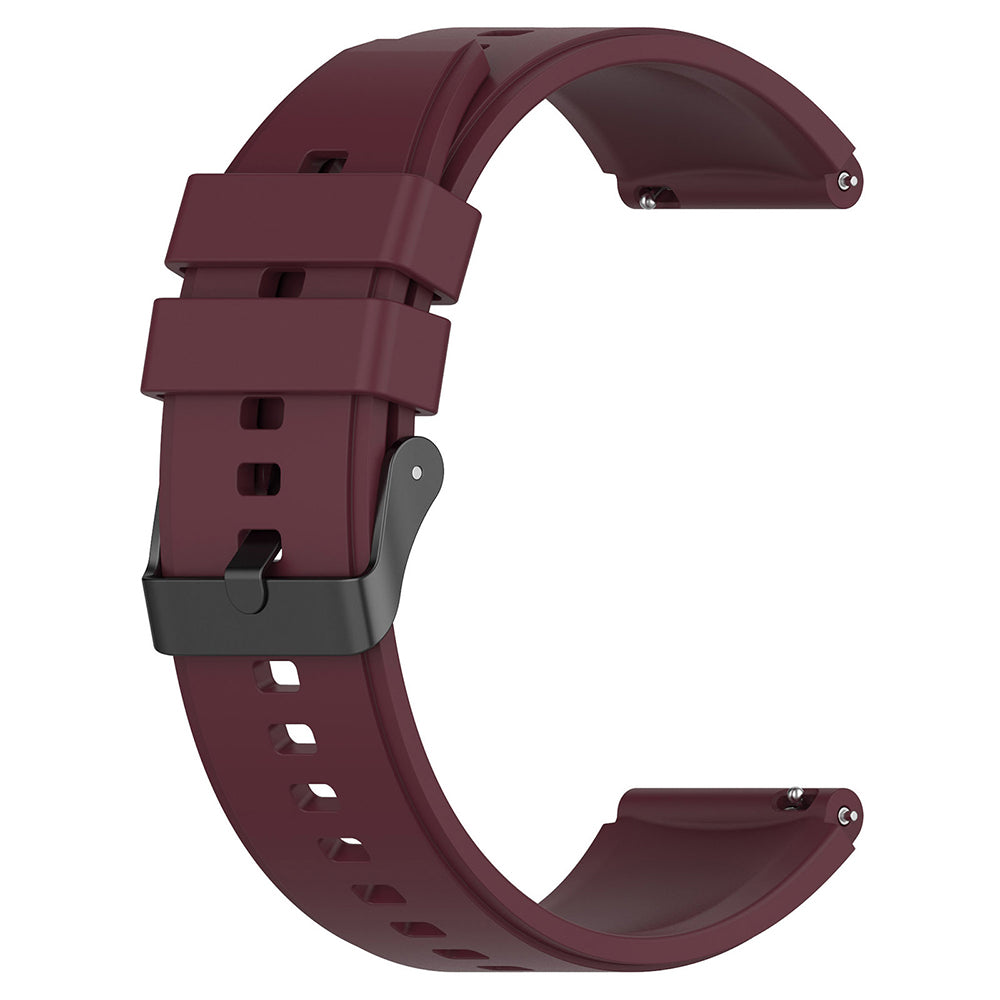 Techsuit W026 Armband für Huawei Watch / Xiaomi Watch Series, 22mm, Kirschrot