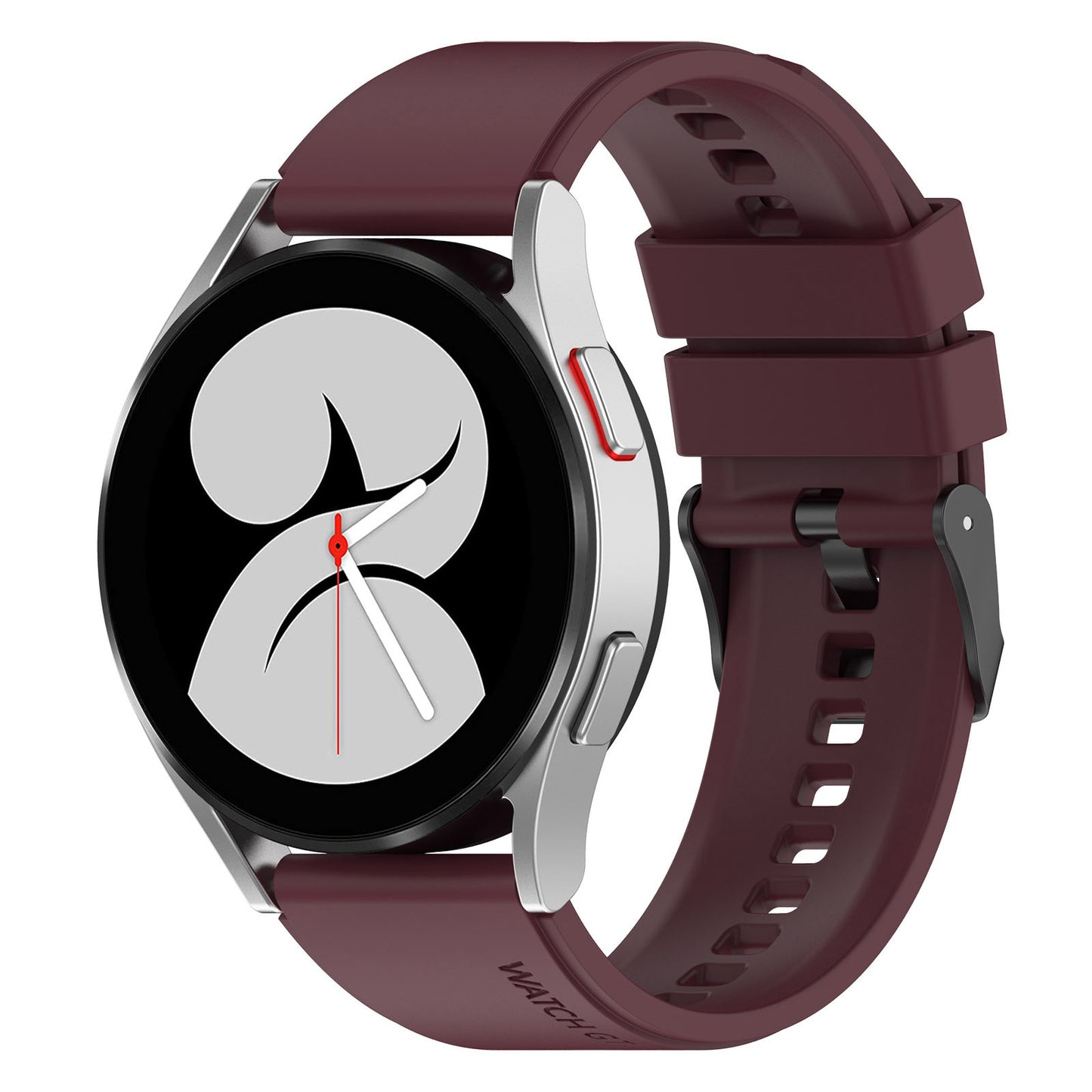 Techsuit W026 Armband für Huawei Watch / Xiaomi Watch Series, 22mm, Kirschrot