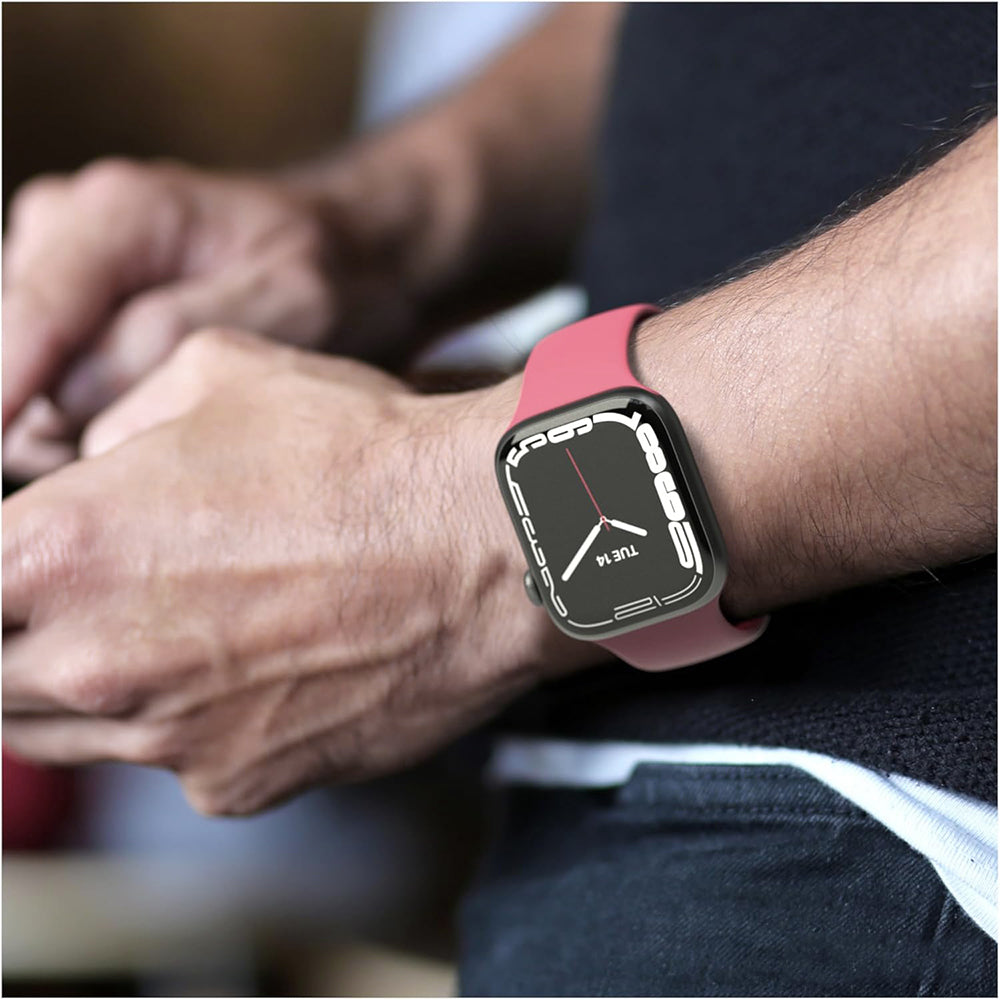 Techsuit W031 Armband für Apple Watch 42mm / 41mm / 40mm / 38mm Serie, Rosa