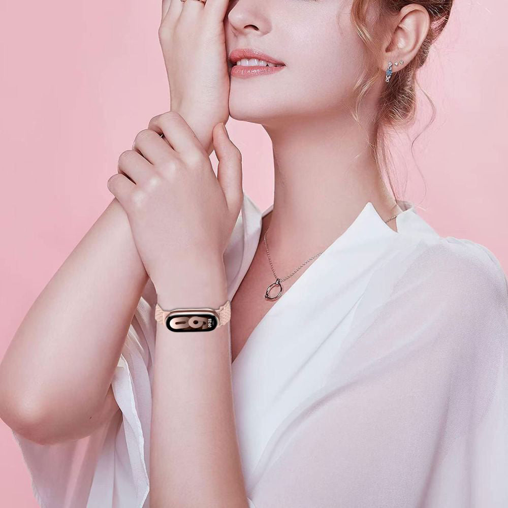 Bracelet Techsuit W032 pour Xiaomi Smart Band 9 / 8, Rose
